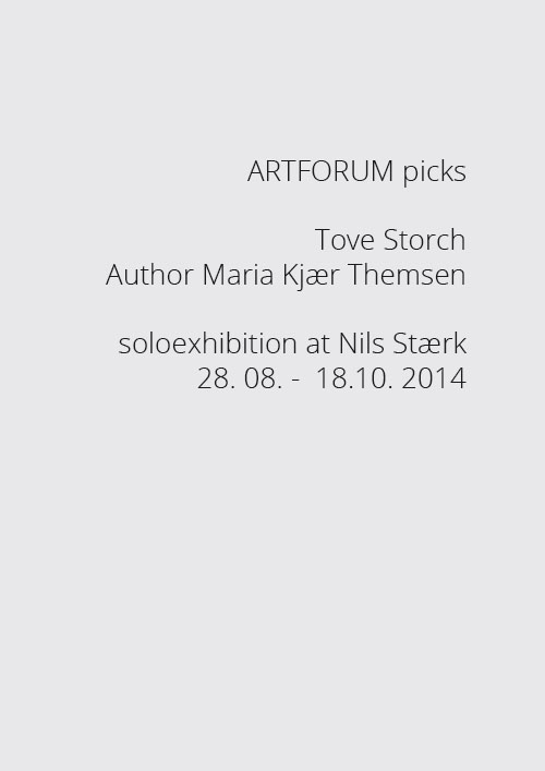 ARTFORUM Picks 2014